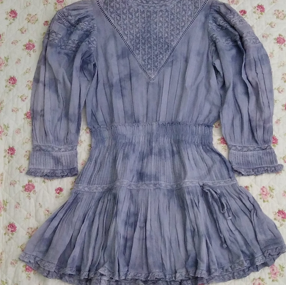 Loveshackfancy Viola ruffle mini dress XS - Picture 9 of 15